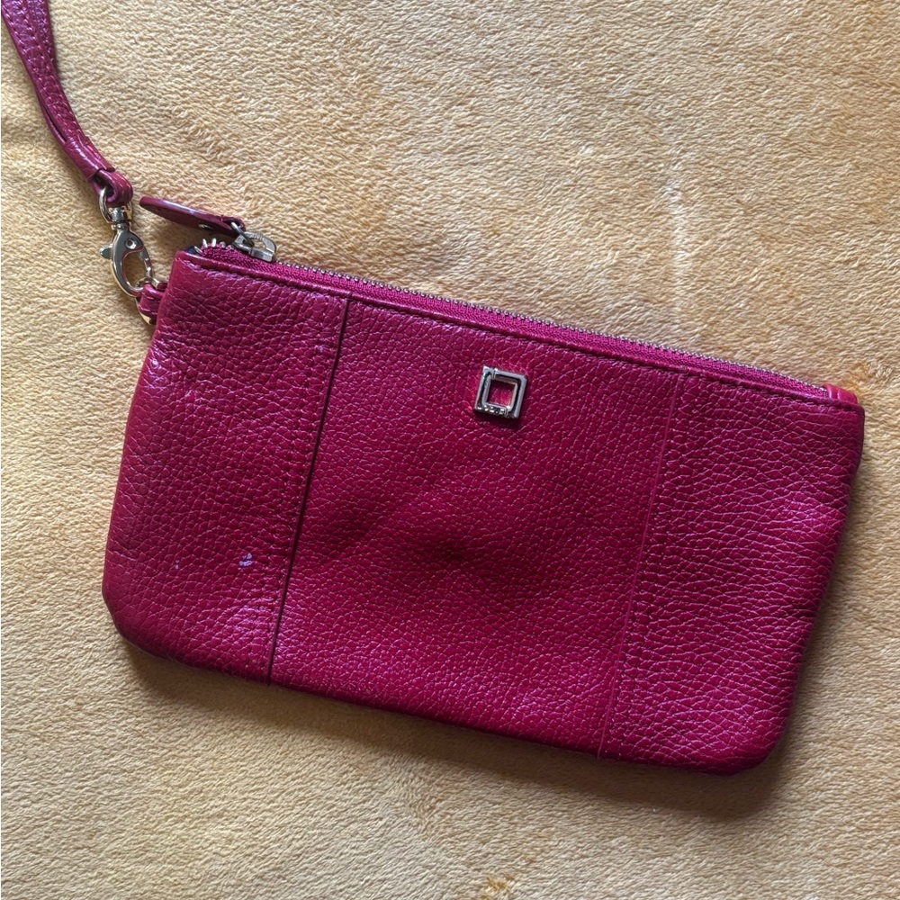 Lodis red Wristlet Clutch